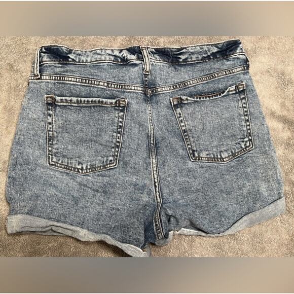 Womens Wild Fable Shorts Size 14 Highest Rise Denim Jean - Picture 3 of 8
